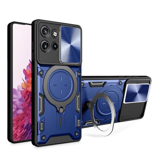 UPLAI Hülle für Motorola Edge 50 Neo, Slim Stoßfest Rüstung Handyhülle mit Gleiten Kamera Cover und Magnetisch Ständer, Prämie PC+TPU Dauerhaft Schutzhülle.Blau UPLAI Hülle für Motorola Edge 50 Neo, Slim Stoßfest Rüstung Handyhülle mit Gleiten Kamera Cover und Magnetisch Ständer, Prämie PC+TPU Dauerhaft Schutzhülle.Blau von UPLAI