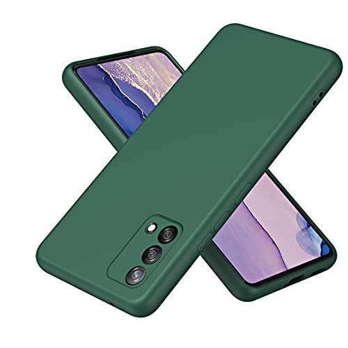 UPLAI Hülle für Oppo A74 4G, Ultra Dünn Weich Flüssiges Silikon Stoßfest Handyhülle mit Prämie Faserfutter, Stilvoll Perfekte Berührung Schutzhülle.Grün von UPLAI