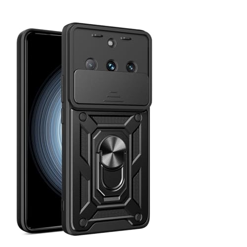UPLAI Hülle für Realme 11 Pro 5G/Realme 11 Pro+ Plus 5G, Slim Stoßfest Rüstung Handyhülle mit Gleiten Kamera Cover und Magnetisch Ring Ständer, PC + TPU Dauerhaft Schutzhülle.Schwarz UPLAI Hülle für Realme 11 Pro 5G/Realme 11 Pro+ Plus 5G, Slim Stoßfest Rüstung Handyhülle mit Gleiten Kamera Cover und Magnetisch Ring Ständer, PC + TPU Dauerhaft Schutzhülle.Schwarz von UPLAI
