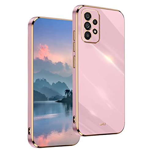 UPLAI Hülle für Samsung Galaxy A53 5G, Ultra Dünn Stoßfest Handyhülle mit Mode-Galvanik-Design, Prämie TPU und Sanft Silikon Schutzhülle.(Violett) von UPLAI