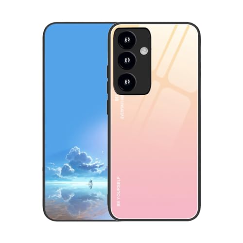 UPLAI Hülle für Samsung Galaxy A55 5G, Slim Stoßfest Farbverlauf Handyhülle Case, Temperiertes Glas Rücken and Sanft TPU Silikon Bumper Schutzhülle Cover.Rosa UPLAI Hülle für Samsung Galaxy A55 5G, Slim Stoßfest Farbverlauf Handyhülle Case, Temperiertes Glas Rücken and Sanft TPU Silikon Bumper Schutzhülle Cover.Rosa von UPLAI