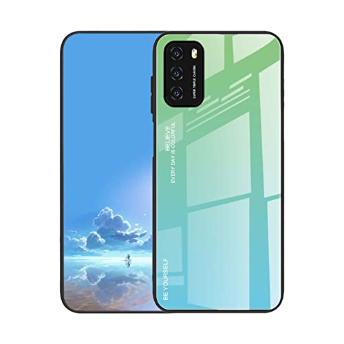 UPLAI Hülle für Xiaomi Redmi Note 10 5G / Poco M3 Pro 5G, Slim Stoßfest Farbverlauf Handyhülle Case, Temperiertes Glas Rücken and Sanft TPU Silikon Bumper Schutzhülle Cover.Jugendgrün UPLAI Hülle für Xiaomi Redmi Note 10 5G / Poco M3 Pro 5G, Slim Stoßfest Farbverlauf Handyhülle Case, Temperiertes Glas Rücken and Sanft TPU Silikon Bumper Schutzhülle Cover.Jugendgrün von UPLAI