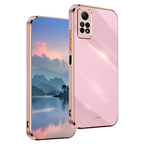 UPLAI Hülle für Xiaomi Redmi Note 12 Pro 4G, Ultra Dünn Stoßfest Handyhülle mit Mode-Galvanik-Design, Prämie TPU und Sanft Silikon Schutzhülle.(Violett) von UPLAI