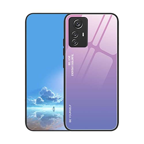 UPLAI Hülle für Xiaomi Redmi Note 12S 4G, Slim Stoßfest Farbverlauf Handyhülle Case, Temperiertes Glas Rücken and Sanft TPU Silikon Bumper Schutzhülle Cover.Pink Lila UPLAI Hülle für Xiaomi Redmi Note 12S 4G, Slim Stoßfest Farbverlauf Handyhülle Case, Temperiertes Glas Rücken and Sanft TPU Silikon Bumper Schutzhülle Cover.Pink Lila von UPLAI