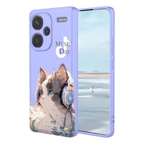 UPLAI Hülle für Xiaomi Redmi Note 13 Pro+ Plus 5G, Ultra Dünn Seidig Flüssiges Silikon Stoßfest Handyhülle mit 3D Malmuster, Prämie Weich Faserfutter Stilvoll Niedlich Schutzhülle. P4 UPLAI Hülle für Xiaomi Redmi Note 13 Pro+ Plus 5G, Ultra Dünn Seidig Flüssiges Silikon Stoßfest Handyhülle mit 3D Malmuster, Prämie Weich Faserfutter Stilvoll Niedlich Schutzhülle. P4 von UPLAI