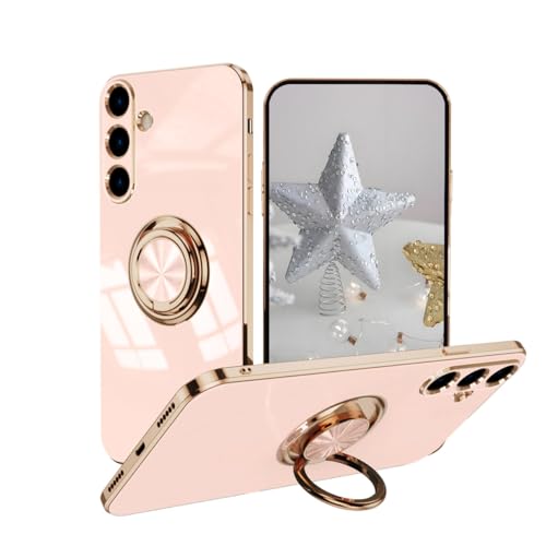 UPLAI Stilvoll Hülle für Samsung Galaxy A55 5G, Slim Stoßfest Galvanik-Design Handyhülle Case mit Ringhalter, Sanft TPU Silikon Bumper Schutzhülle Cover.Rosa UPLAI Stilvoll Hülle für Samsung Galaxy A55 5G, Slim Stoßfest Galvanik-Design Handyhülle Case mit Ringhalter, Sanft TPU Silikon Bumper Schutzhülle Cover.Rosa von UPLAI