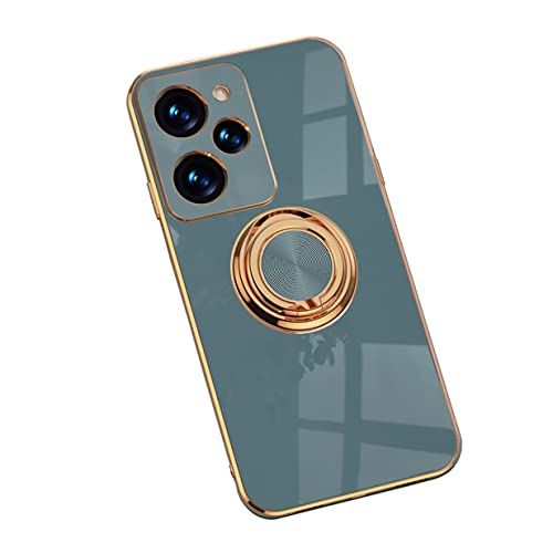 UPLAI Stilvoll Hülle für Xiaomi Poco X5 Pro 5G, Slim Stoßfest Galvanik-Design Handyhülle Case mit Ringhalter, Sanft TPU Silikon Bumper Schutzhülle Cover.Grau UPLAI Stilvoll Hülle für Xiaomi Poco X5 Pro 5G, Slim Stoßfest Galvanik-Design Handyhülle Case mit Ringhalter, Sanft TPU Silikon Bumper Schutzhülle Cover.Grau von UPLAI