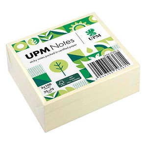 UPM Notes Haftnotizen doppelte Haftung gelb, 3 Blöcke UPM Notes Haftnotizen doppelte Haftung gelb, 3 Blöcke von UPM Notes