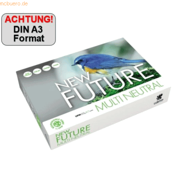 UPM New Future Kopierpapier 95207B80 B 80g A3 500 Blatt von UPM
