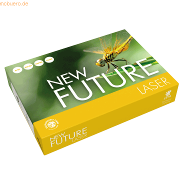 UPM New Future Kopierpapier 95389A80 Seiten A4 2fach gel.80g 500 Blatt von UPM