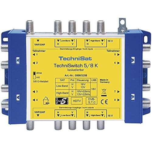 TechniSat TechniSwitch 5/8 K Multischalter Kaskade von UPMSX