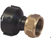 Uponor Q&amp E Aqua plus mess. oml - Adapter Messingblende ppm 1''ft-3/4''sn von UPONOR