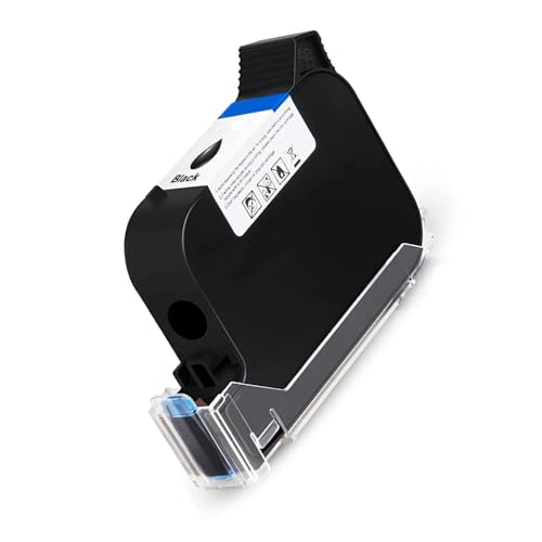 UPRINTJET Original Tintenpatrone Solvent Schnell Trocknend 42 ml Tintenpatrone Ersatz für BT-HH6105B2 and B10 Hand-Tintenstrahldrucker - Schwarz von UPRINTJET