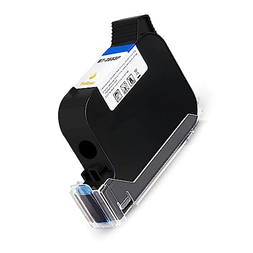 UPRINTJET Original Tintenpatrone Solvent Schnell Trocknend 42 ml Tintenpatrone Ersatz für BT-HH6105B2 and B10 Hand-Tintenstrahldrucker - Gelb von UPRINTJET