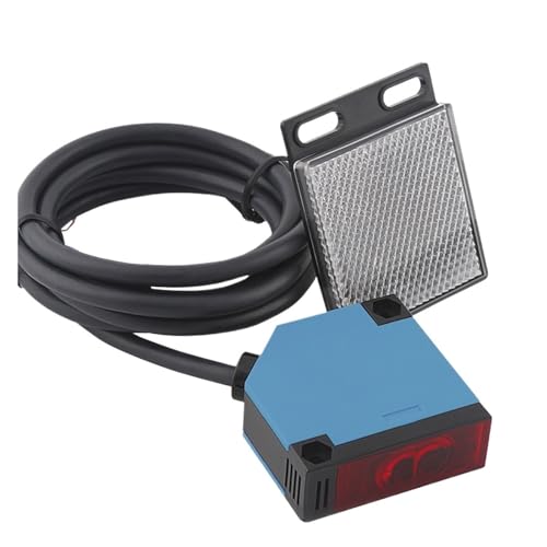 DC24V AC250V Relaisausgang 4m retroreflektierender fotoelektrischer Näherungssensorschalter 12-250V NPN/PNP-Transistor/Relais(12-24VDC DARK-ON) von UQMBCEFDQ