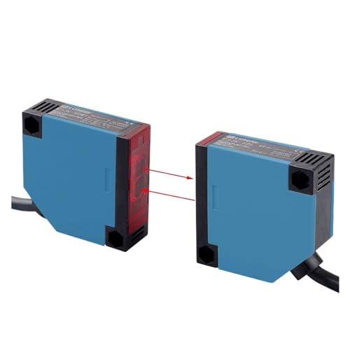 Relaisausgang 5 m Durchlichterkennung Infrarot-fotoelektrischer Näherungssensorschalter 12-250 V NPN/PNP-Transistor/Relais(12-24VDC LIGHT-ON) von UQMBCEFDQ