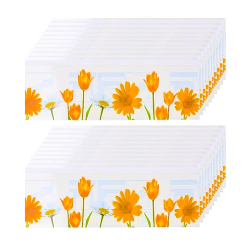 UQTUKO 30 Stück Fenster Fliegenfallen Blumendesign Fruchtfliegenfalle Klebefalle für Innenbereich Fliegenfänger Klebestreifen Obstfliegenfalle Aufkleber Fliegenköder Fliegen Klebefalle für Fenster von UQTUKO