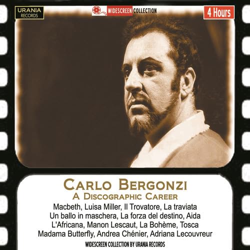 Carlo Bergonzi: Diskographie Einer Karriere von URANIA