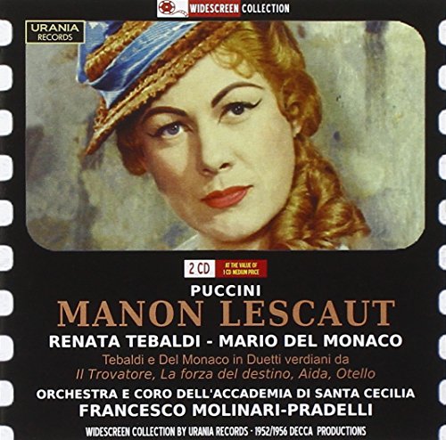 Del Monaco Tebaldi - Puccini: Manon Lescaut (1952/1956) von URANIA