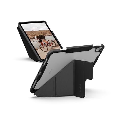 URBAN ARMOR GEAR Essential Armor Folio Apple iPad Air 11 Hülle (M2 / 2024) Case (Wake / Sleep Funktion, Apple Pencil Stift-Halter, Standfunktion) schwarz von URBAN ARMOR GEAR