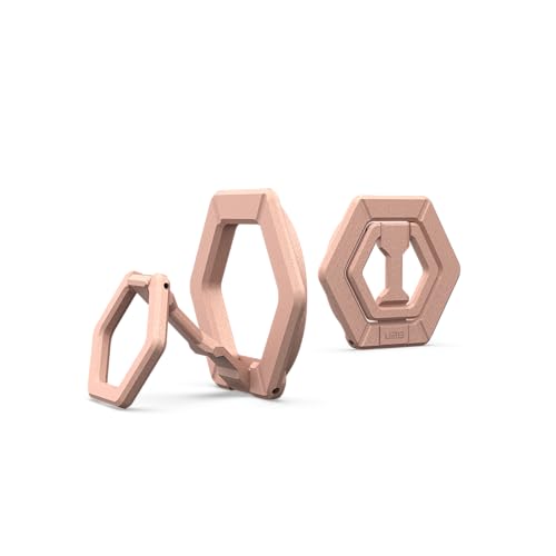 URBAN ARMOR GEAR Magnetring / Halterung / Ständer für magnetische Hüllen (360 Grad drehbar, Aufstellung im Hoch- und Querformat, Starke Magneten) Rose von URBAN ARMOR GEAR