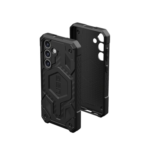 URBAN ARMOR GEAR Monarch Pro Case Samsung Galaxy S24 Hülle [Magnetring, Designed for Samsung Zertifiziert, Wireless Charging kompatibel, 6m Fallschutz nach Militärstandard] Carbon Fiber von URBAN ARMOR GEAR