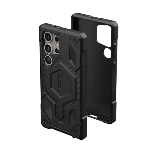 URBAN ARMOR GEAR Monarch Pro Case Samsung Galaxy S24 Ultra Hülle [Magnetring, Designed for Samsung Zertifiziert, Wireless Charging kompatibel, 6m Fallschutz nach Militärstandard] Carbon Fiber von URBAN ARMOR GEAR