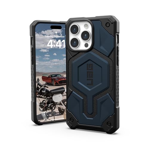 URBAN ARMOR GEAR UAG Schutzhülle [Aktualisierte Version] Kompatibel mit iPhone 15 Pro Max 6,7 Zoll Monarch Pro Stockente, eingebauter Magnet, kompatibel mit MagSafe Laden, robuste, sturzsichere von URBAN ARMOR GEAR