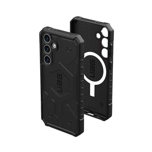 URBAN ARMOR GEAR Pathfinder Case Samsung Galaxy S24 Plus [Magnetring, Designed for Samsung Zertifiziert, Wireless Charging kompatibel, 5,5m Fallschutz] schwarz von URBAN ARMOR GEAR