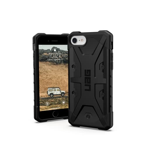 URBAN ARMOR GEAR Pathfinder Case kompatibel mit Apple iPhone SE Hülle [Wireless Charging kompatibel, Fallschutz nach Militärstandard, Ultra Slim Bumper] schwarz, 114007114040 von URBAN ARMOR GEAR