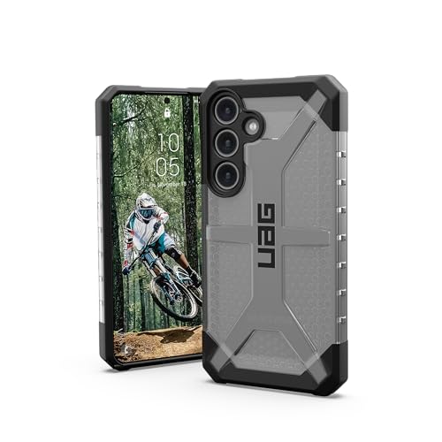 URBAN ARMOR GEAR Plasma Case Samsung Galaxy S24 Hülle [Designed for Samsung Zertifiziert, Wireless Charging kompatibles Cover, Sturzfeste Handyhülle] Ice (transparent) von URBAN ARMOR GEAR