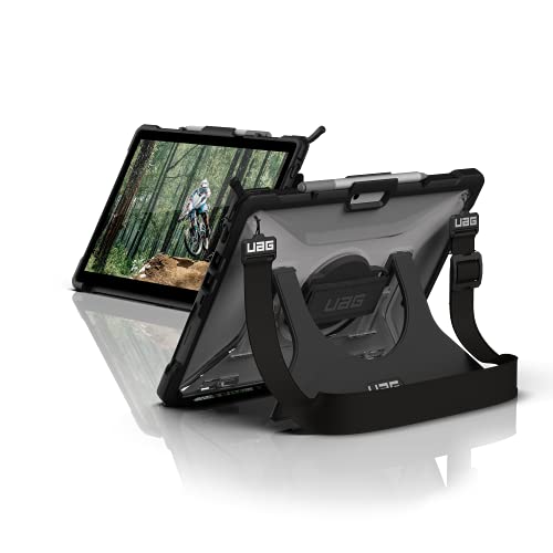 URBAN ARMOR GEAR Plasma Case für Microsoft Surface Pro 8 Hülle [Designed for Surface Zertifiziert, Handschlaufe & Schultergurt, Type-Cover kompatibel, Standfunktion, Surface Pen Halterung] Ice von URBAN ARMOR GEAR