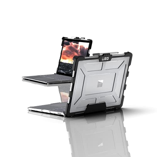 URBAN ARMOR GEAR Plasma Cover für Microsoft Surface Laptop 5 / Laptop 4 / Laptop 3 / Laptop 2 (13,5 Zoll) Hülle [Designed for Surface Zertifiziert, Surface Pen Halterung] Ice (transparent) von URBAN ARMOR GEAR