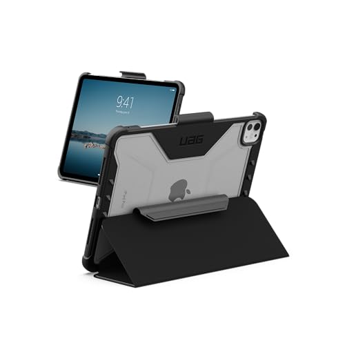 URBAN ARMOR GEAR Plyo Case Apple iPad Pro 11 Hülle (M4 / 2024) (Wake/Sleep Funktion, Apple Pencil 2 Stift-Halter, Standfunktion) schwarz/Ice von URBAN ARMOR GEAR