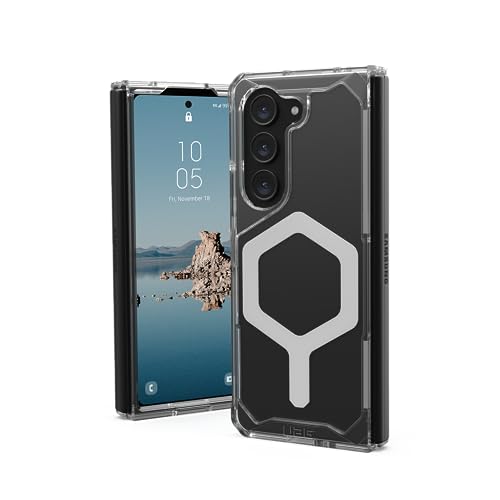 URBAN ARMOR GEAR Schutzhülle für Samsung Galaxy Z Fold 5 (2023) Plyo Pro, transparent [Made for Samsung Zertifiziert, Sturzfest nach US-Army Standard, Kompatibel mit Qi Wireless Charging] von URBAN ARMOR GEAR