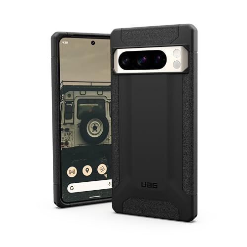 URBAN ARMOR GEAR Scout Case - Google Pixel 8 Pro Hülle [Offiziell Made for Google Zertifiziert, Sturzfest nach Militärstandard, Displayschutz durch erhöhten Rand] schwarz von URBAN ARMOR GEAR