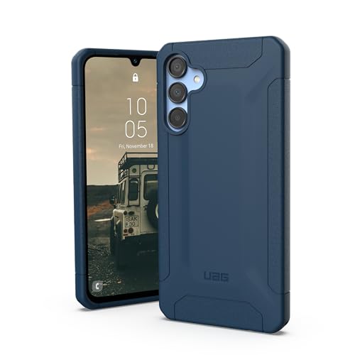 URBAN ARMOR GEAR Scout Case Samsung Galaxy A15 5G Hülle [Offiziell Designed for Samsung Zertifiziert, Sturzfest nach Militärstandard, Displayschutz durch erhöhten Rand] blau (Mallard) von URBAN ARMOR GEAR