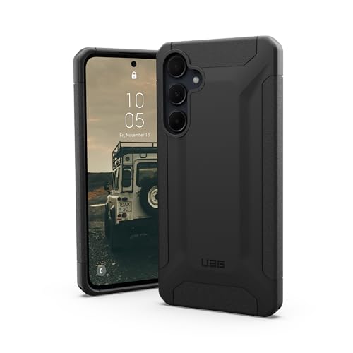 URBAN ARMOR GEAR Scout Case Samsung Galaxy A35 5G Hülle [Offiziell Designed for Samsung Zertifiziert, Sturzfest nach Militärstandard, Displayschutz durch erhöhten Rand] schwarz von URBAN ARMOR GEAR