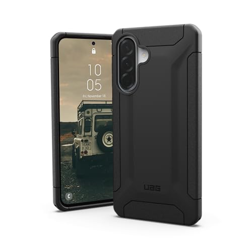 URBAN ARMOR GEAR Scout Case Samsung Galaxy A36 5G Hülle (Offiziell "Designed for Samsung" zertifiziert, Sturzfest nach Militärstandard, Displayschutz durch erhöhten Rand) schwarz von URBAN ARMOR GEAR