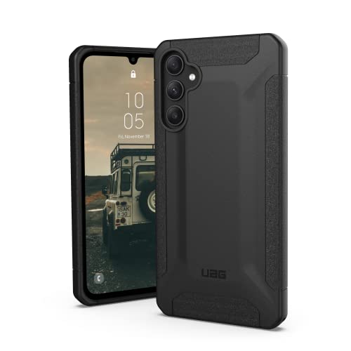 URBAN ARMOR GEAR Scout Case Schutzhülle Samsung Galaxy A34 5G Hülle [Offiziell Made for Samsung Zertifiziert, Sturzfest nach Militärstandard, Displayschutz durch erhöhten Rand] schwarz von URBAN ARMOR GEAR