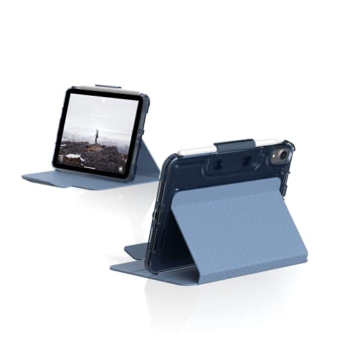 URBAN ARMOR GEAR U by [U] Lucent Case Apple iPad Mini 6 Hülle (2021/6. Generation) [Standfunktion, Wake/Sleep, Magnetische Frontklappe, Apple Pencil Halterung] Cerulean (transparent), 12328N315858 von URBAN ARMOR GEAR