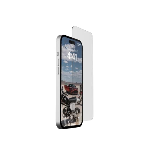 URBAN ARMOR GEAR UAG PLUS Tempered Glass Displayschutzfolie Apple iPhone 14 Pro [9H zweifach gehärtetes Glas, Anti-Fingerabdruck, 3D Touch kompatibel, 0,2mm dünn, Ultra klar], 144003110000 von URBAN ARMOR GEAR