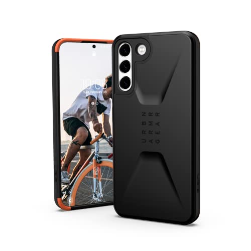 Urban Armor Gear Civilian Schutzhülle Samsung Galaxy S22 Plus Hülle [Offiziell Designed for Samsung Zertifiziert, Wireless Charging kompatibles Cover, Sturzfeste Handyhülle] blau (Mallard) von URBAN ARMOR GEAR
