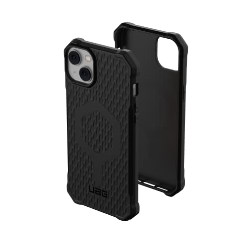 Urban Armor Gear Essential Armor Case kompatibel mit Apple iPhone 14 Plus Silikon-Hülle [Dünnes TPU Case, Wireless Charging/Magnetisches Laden kompatibel, Sturz- und stoßfest] schwarz von URBAN ARMOR GEAR