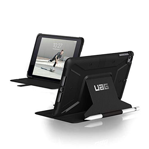 Urban Armor Gear Metropolis für Apple iPad Mini 5 (2019) / iPad Mini 4 Hülle nach US-Militärstandard - [Wake/Sleep, Stylus-Halter, Standfunktion] - schwarz von URBAN ARMOR GEAR