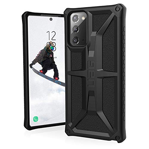 Urban Armor Gear Monarch Hülle Samsung Galaxy Note20 (5G) (6,7'' Zoll) Handyhülle [Offiziell Designed for Samsung Zertifiziert, 5-Schichten-Schutz, Wireless-Charging (Qi) kompatibel] schwarz von URBAN ARMOR GEAR