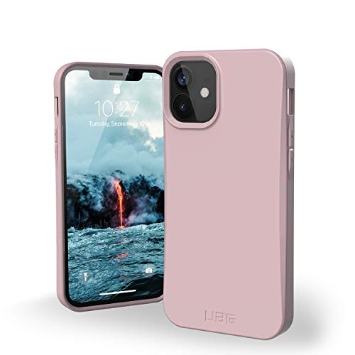 Urban Armor Gear Outback-Bio Hülle Apple iPhone 12 Mini (5,4" Zoll) Schutzhülle (Biologisch abbaubare Materialien, Wireless Charging kompatibel, Sturzfeste Handyhülle, Ultra Slim Bumper) Lilac von URBAN ARMOR GEAR