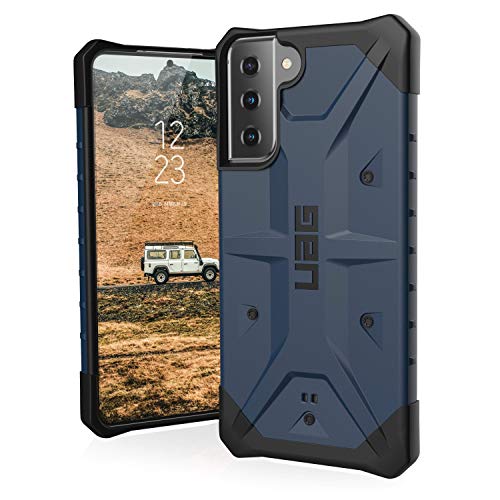 Urban Armor Gear Pathfinder Hülle Samsung Galaxy S21+ 5G (6,7" Zoll) Schutzhülle (Wireless Charging kompatibel, Handyhülle nach Militärstandard, Ultra Slim Bumper) - blau (Mallard) von URBAN ARMOR GEAR