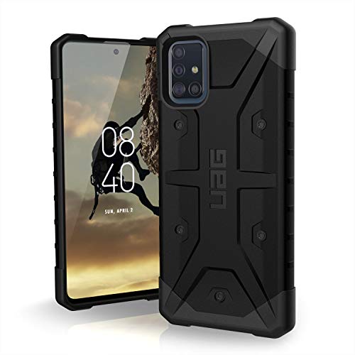 Urban Armor Gear Pathfinder Schutzhülle nach US-Militärstandard für Samsung Galaxy A51 - schwarz [Verstärkte Ecken | Sturzfest | Antistatisch | Vergrößerte Tasten] von URBAN ARMOR GEAR