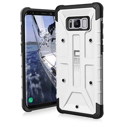 Urban Armor Gear Pathfinder Schutzhülle nach US-Militärstandard für das Samsung Galaxy S8+ (weiß) [Verstärkte Ecken | Sturzfest | Antistatisch | Vergrößerte Tasten] - GLXS8PLS-A-WH von URBAN ARMOR GEAR
